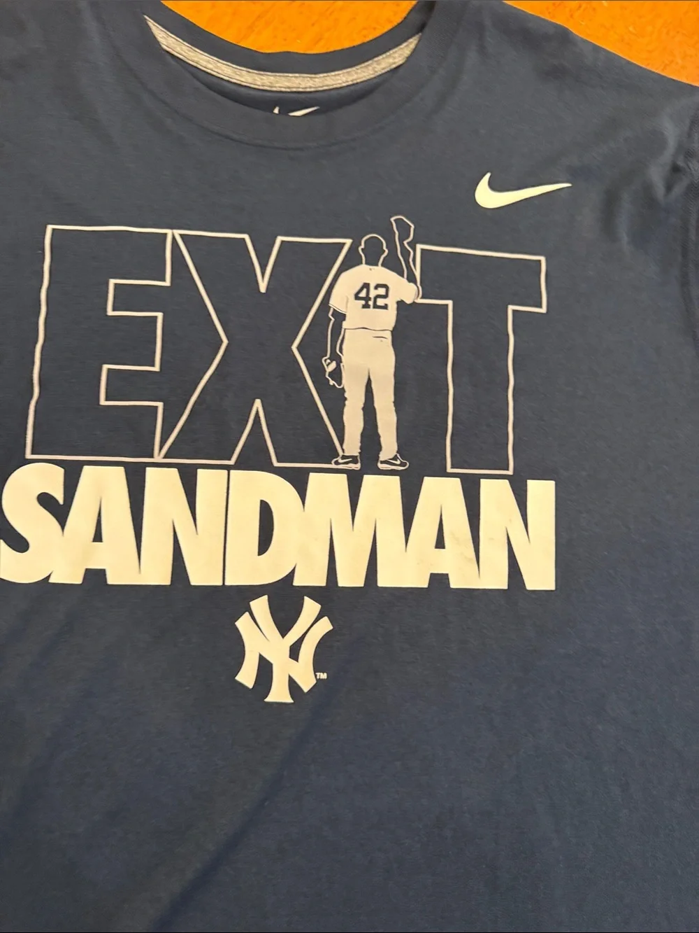 Nike Navy Blue 'Sandman' Graphic Dri-FIT Tee xxl